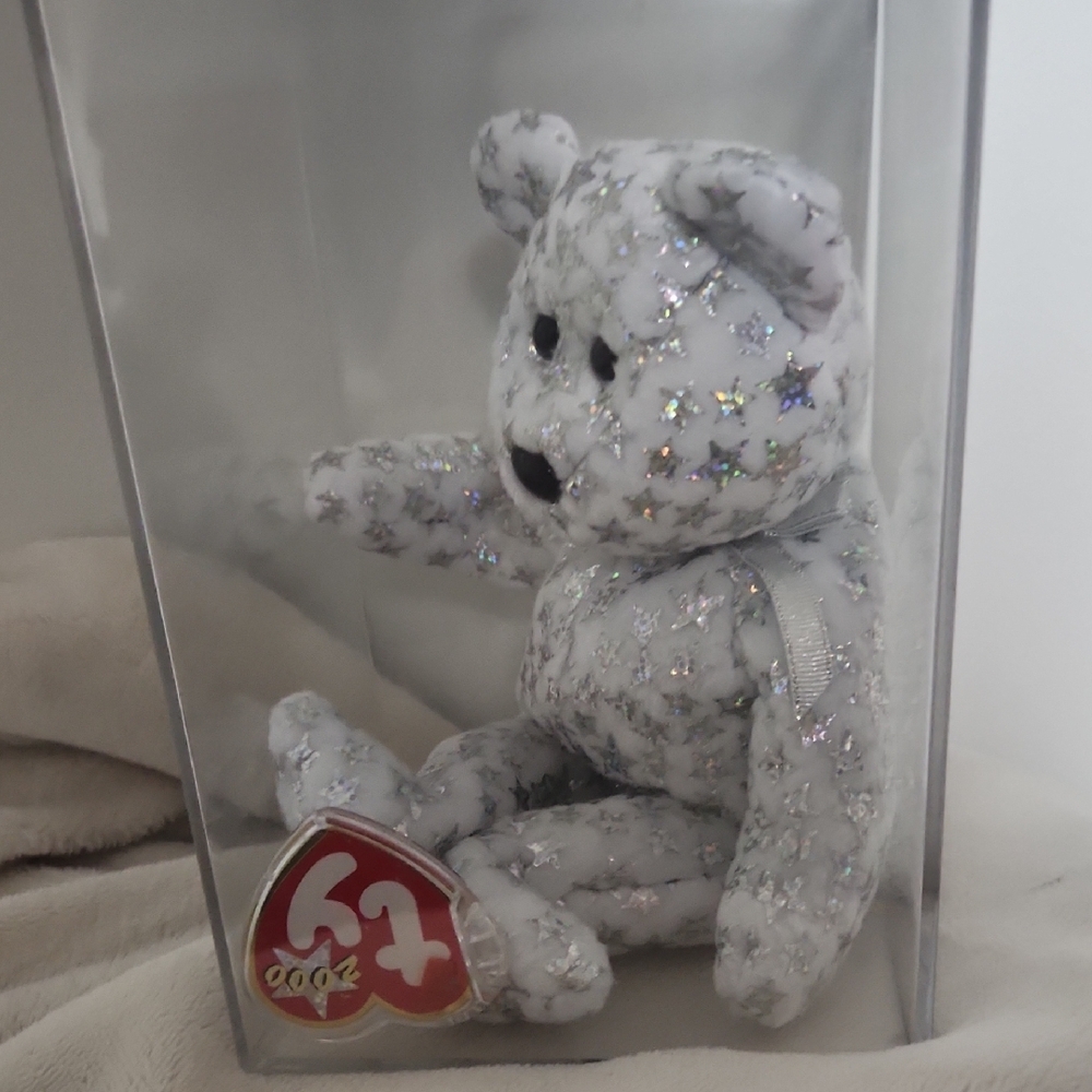 Ty Beanie Baby with Silver Stars